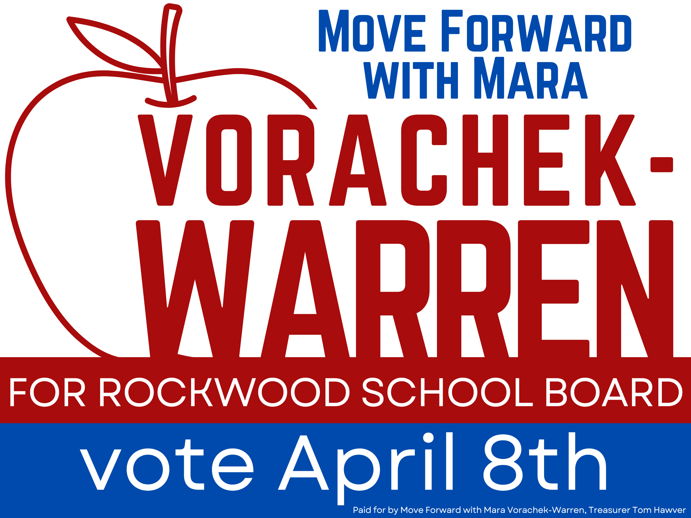 Move Forward with Mara Vorachek-Warren for Rockwood School Board